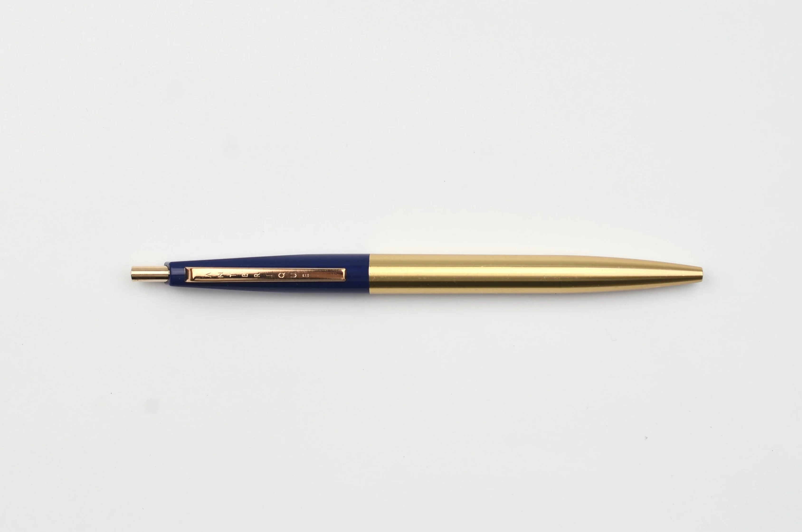Anterique Stationers Ultra-Low Viscosity Ballpoint Pen - 0.5mm - Brass Edition - Image 3