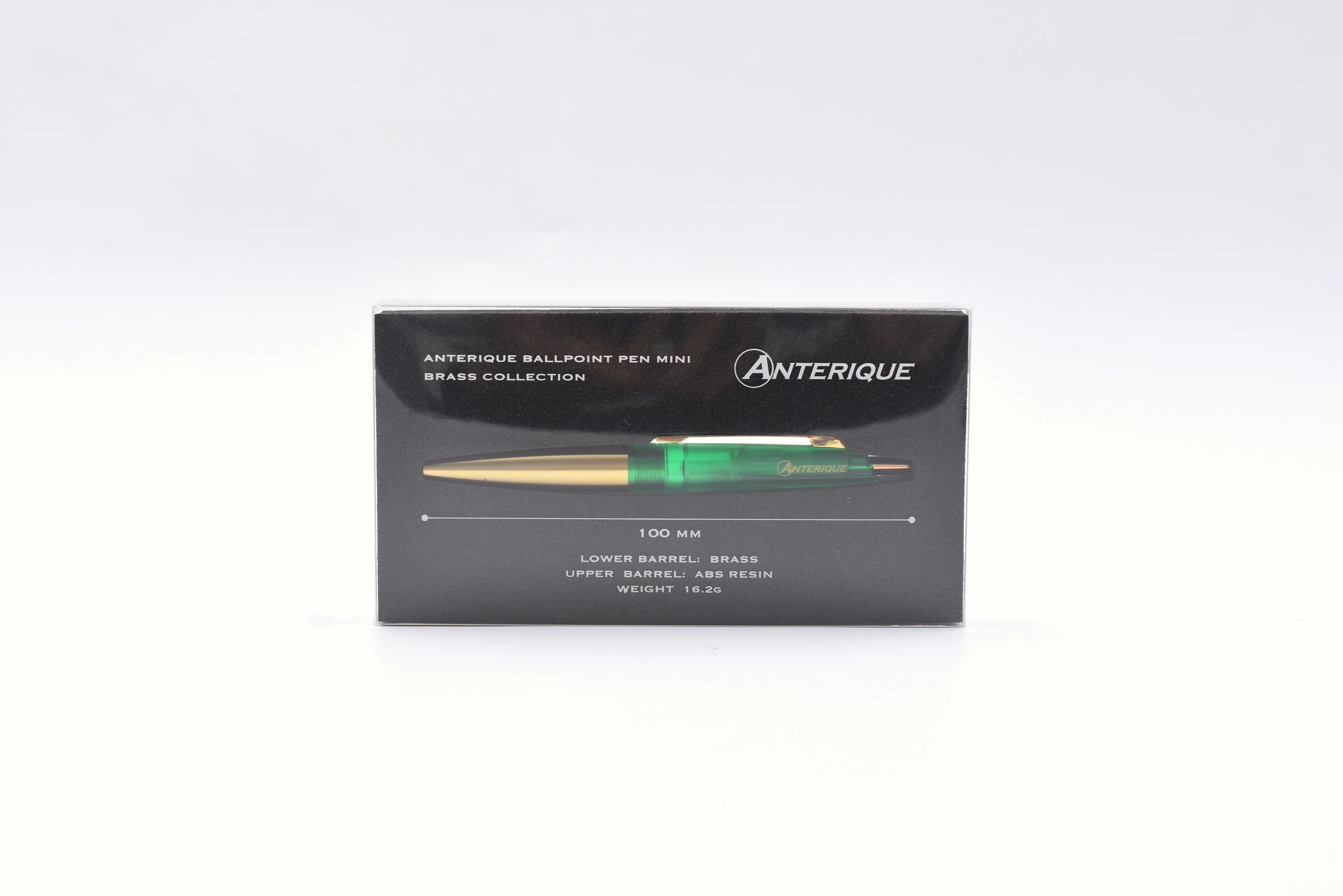 Anterique Stationers - Ultra-Low Viscosity Ballpoint Pen - Mini - 0.5mm - Brass Edition - Image 3