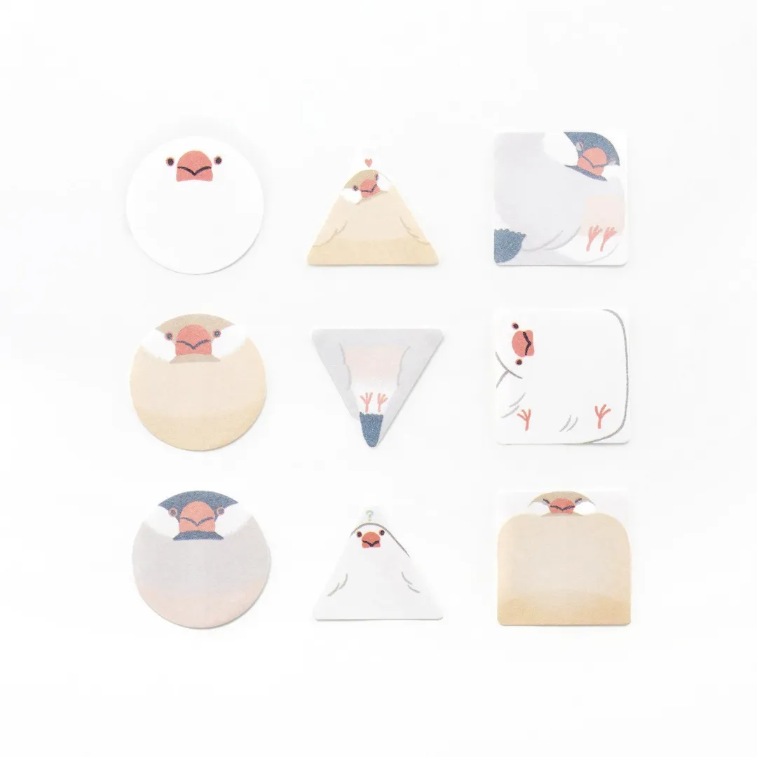 Bande - Writeable Roll Sticker - Plump Java Sparrows (Coming Soon) - Image 3
