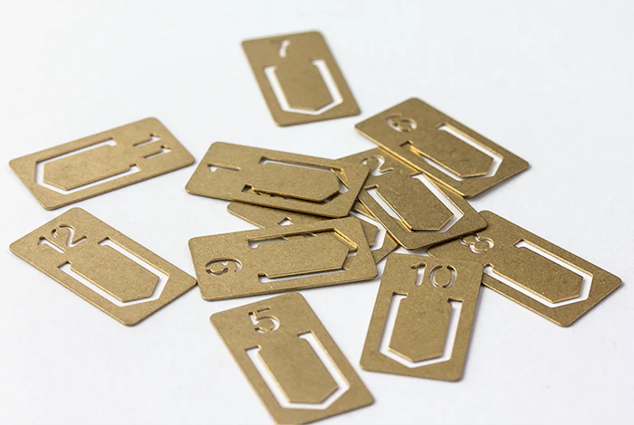 TRAVELER's Brass Number Clips - Image 3