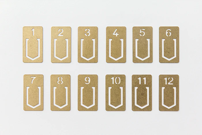TRAVELER's Brass Number Clips - Image 4