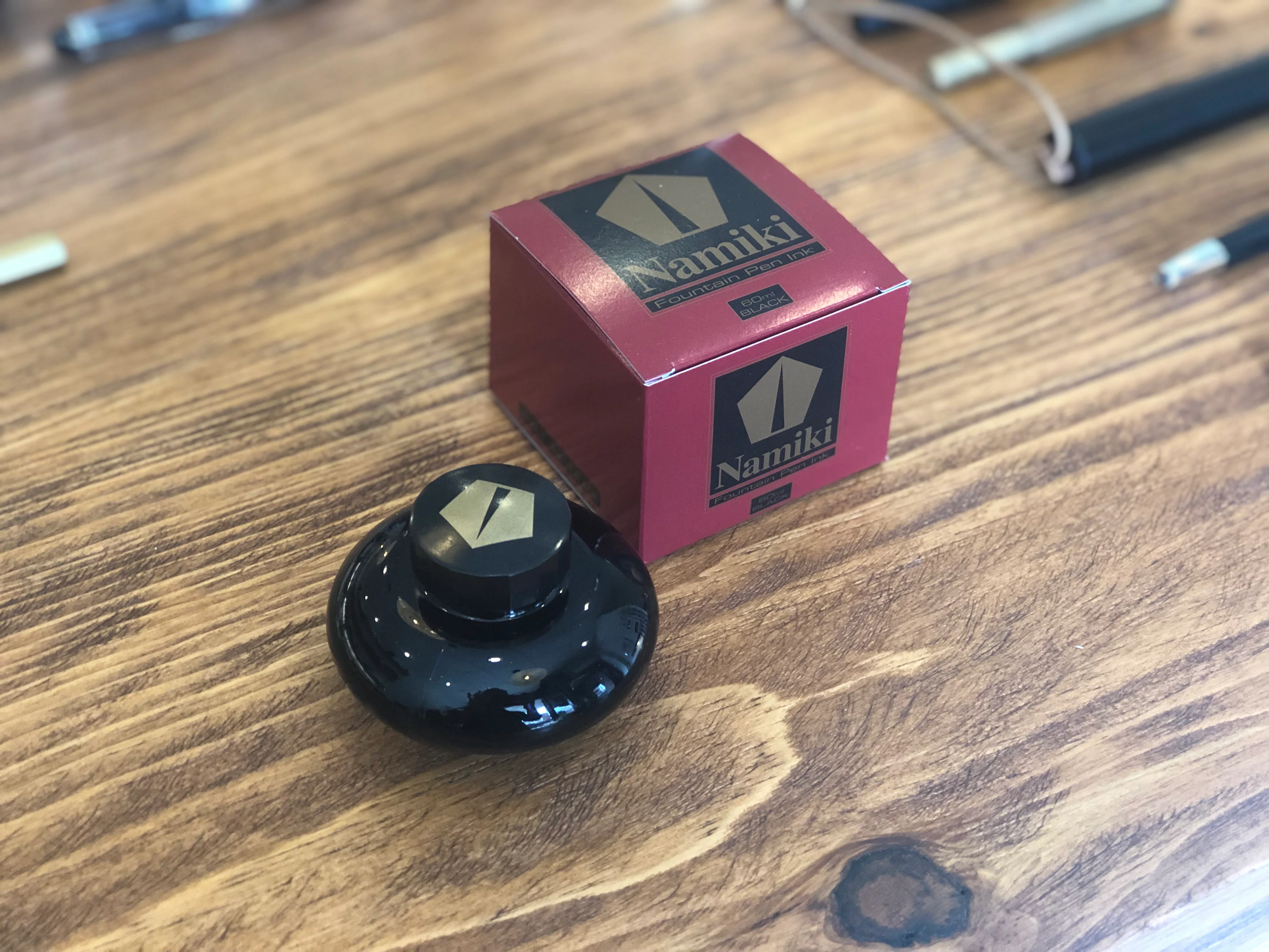 Pilot Namiki 60ml Bottled Ink - Black - Image 3