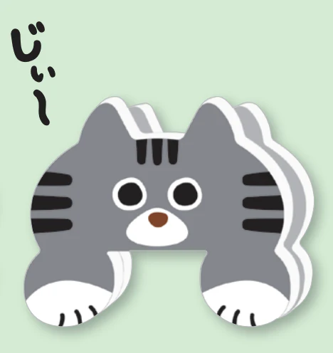 Sun-Star Jittome Die-Cut Clip - Cat (Coming Soon) - Image 4